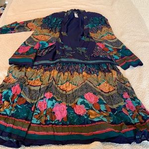 Vintage jacket and skirt